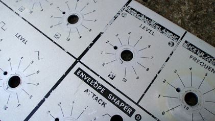 Ems-VCS3 s/n 377 original top panel